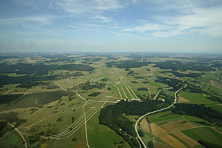 Ehemaliger Truppenübungsplatz Münsingen: Luftbild