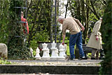 Pomologie und Volkspark Schachspieler